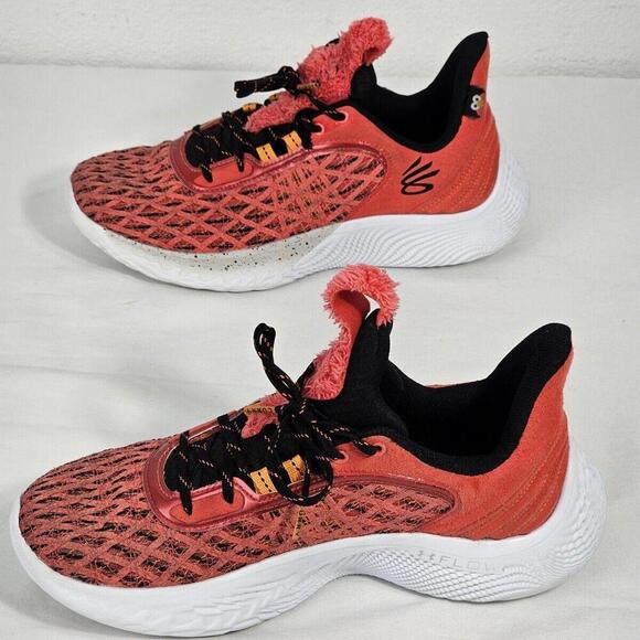 UNDER ARMOUR Curry Flow 9 Elmo Basketball Sesame Street Shoes Mens Size 8.5 M